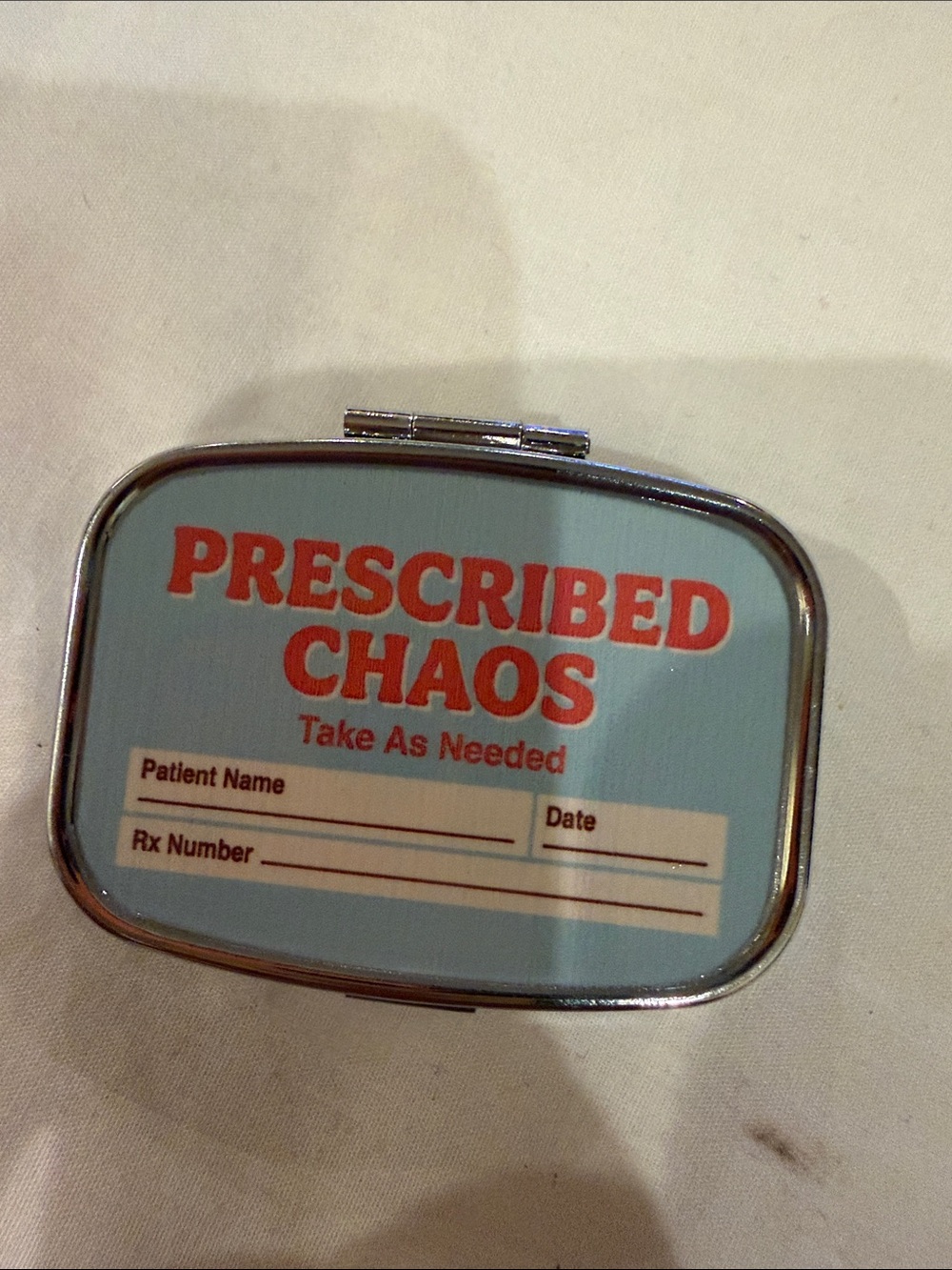 Metal Pill Case Organizer - Assorted Color Designs - Picture 10 of 15